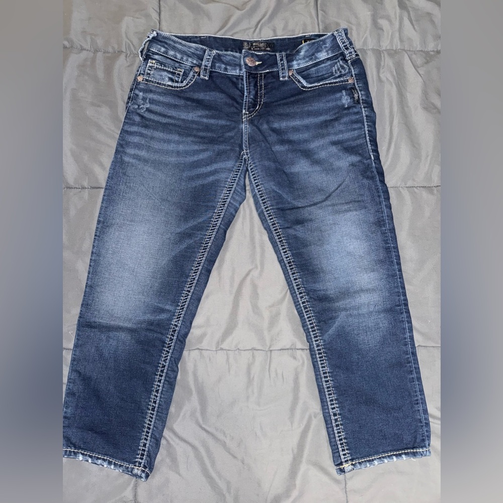 Silver Jeans Suki Joga Capris